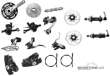 SHIMANO Deore XT M775 Single s hydr. kot. brzdami sada