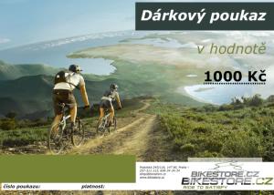  BIKESTORE Drkov poukaz v hodnot 1000 K