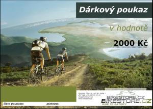 BIKESTORE Drkov poukaz v hodnot 2000 K