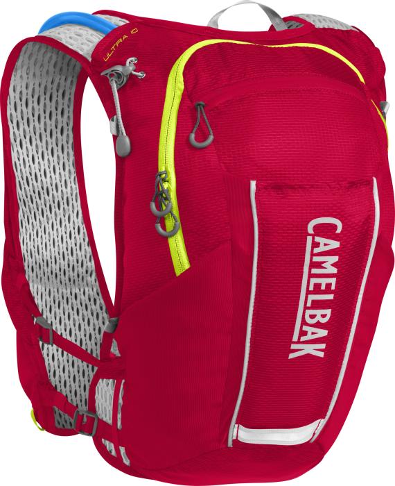 CAMELBAK Ultra 10 Vest vesta s pitnm vakem crimson red/lime punch 8l