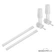 CAMELBAK Eddy+ Kids Bottle 2 Bite Valves/Straws sada nhradnch nustk a brek clear