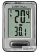 CATEYE Velo 7 cyklocomputer ern/stbrn barva