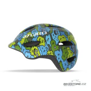 GIRO Scamp Blue/Green Creature Camo dětská helma