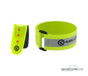 KLS Twinkle Set sada reflexn�ho p�sku a spony + 3 LED diody