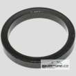 NONAME Black alu distan�n� krou�ek pod p�edstavec (podlo�ka) V��ka 10 mm, �ern� barva, matn�