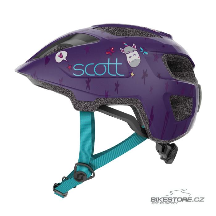 SCOTT Spunto Kid dětská helma (275235) deep purple/blue