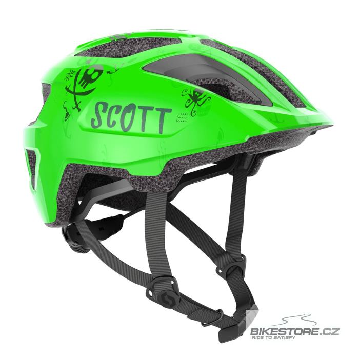 SCOTT Spunto Kid dětská helma (275235) fluo green