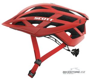 SCOTT Wit red helma (230148)