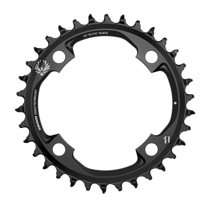 SRAM Eagle X-Sync 2 Alu Black 104 BCD nhradn pevodnk 34 zub