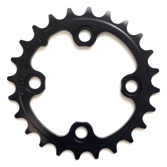 SRAM MTB AL5 Blast Black No Pin nhradn pevodnk (2x11) 24 zub