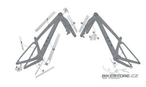 SYNCROS Frame Protection Kit Scale Carbon sada ochrannch fli (419812)